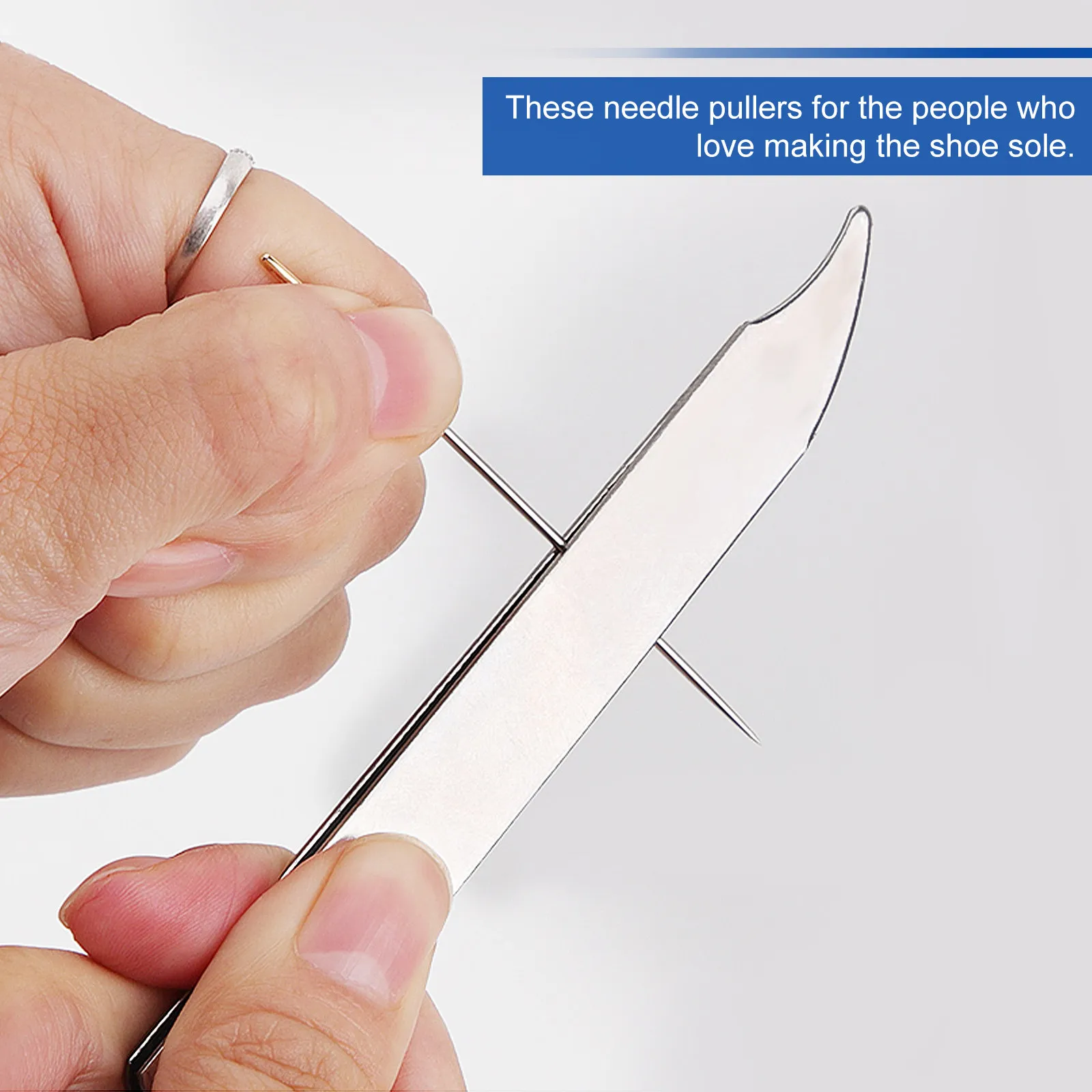 

Набор из 5 игл для снятия стелек из нержавеющей стали, эргономичный дизайн, для изготовления подошв обуви, инструменты для рукоделия, зажимы для стелек, инструменты для обуви