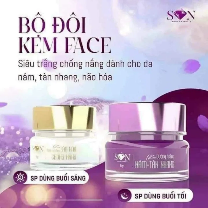 Kem Face SON Cô Tiên, Tặng Kèm Cao Buoi, Combo Ngay Dem Tri Nam Tan,Anti-aging Whitening,removing Spots Diluting Melanin