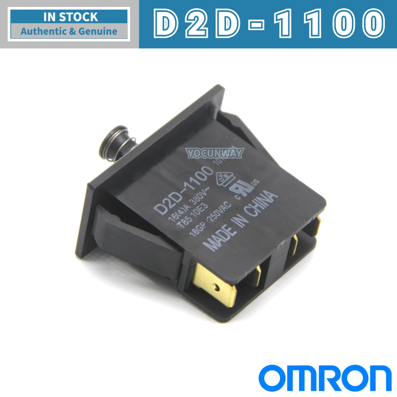 OMRON Original Power Door Switch Authentischer neuer D2D-Serie D2D-1000 D2D-1001 D2D-1100 D2D-2000 D2D-2100 16A 250VAC