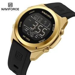 NAVIFORCE Men's Sports Watch 50M Waterproof Military Display Clock Man Watches Modern Digital Luxury Fashion Clock Reloj Hombre