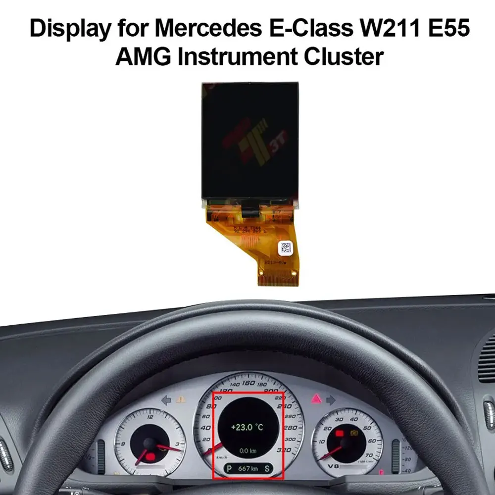 LCD-Display für Mercedes E-Klasse E320 E350 E500 E55 E63 W211 CLK-Klasse W209 W219-A21KCLS-Klasse W219 Instrumentenersatz – Detail 2