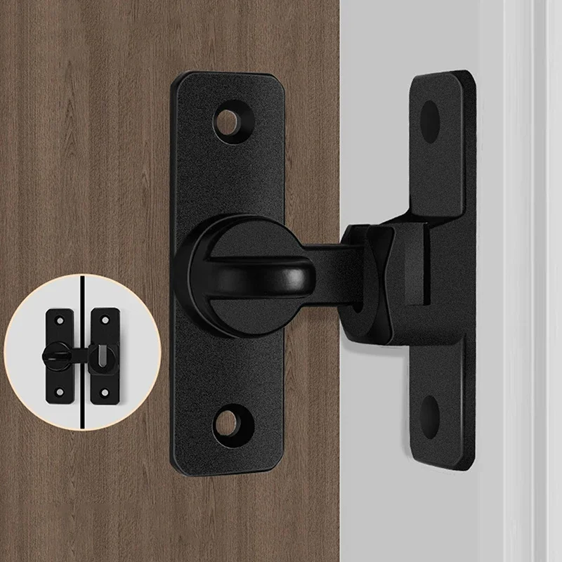 Heavy - duty Zinc Alloy Door Latch & Bolts - 90 or 180 Degree - Quick & Easy Install