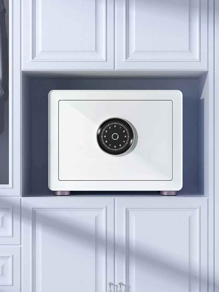 Safe Box Household Small Mini Control Fingerprint Password Anti-Theft Safe Box Office