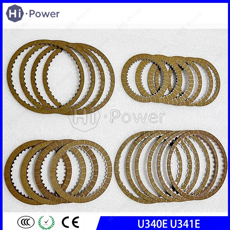 U340E U341E Automatic Transmission Clutch Plate Friction Plate for Toyota Corolla YARIS Vios Gearbox Clutch Disc U340 U341