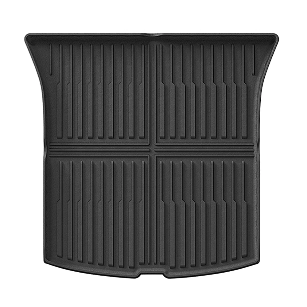 سيارة الكلمة حصيرة مسند الظهر وسادة الجذع الوسادة ل تسلا نموذج Y Juniper 2025 2026 TPE مكافحة ركلة مكافحة الأوساخ وسادة اكسسوارات السيارات الداخلية #5