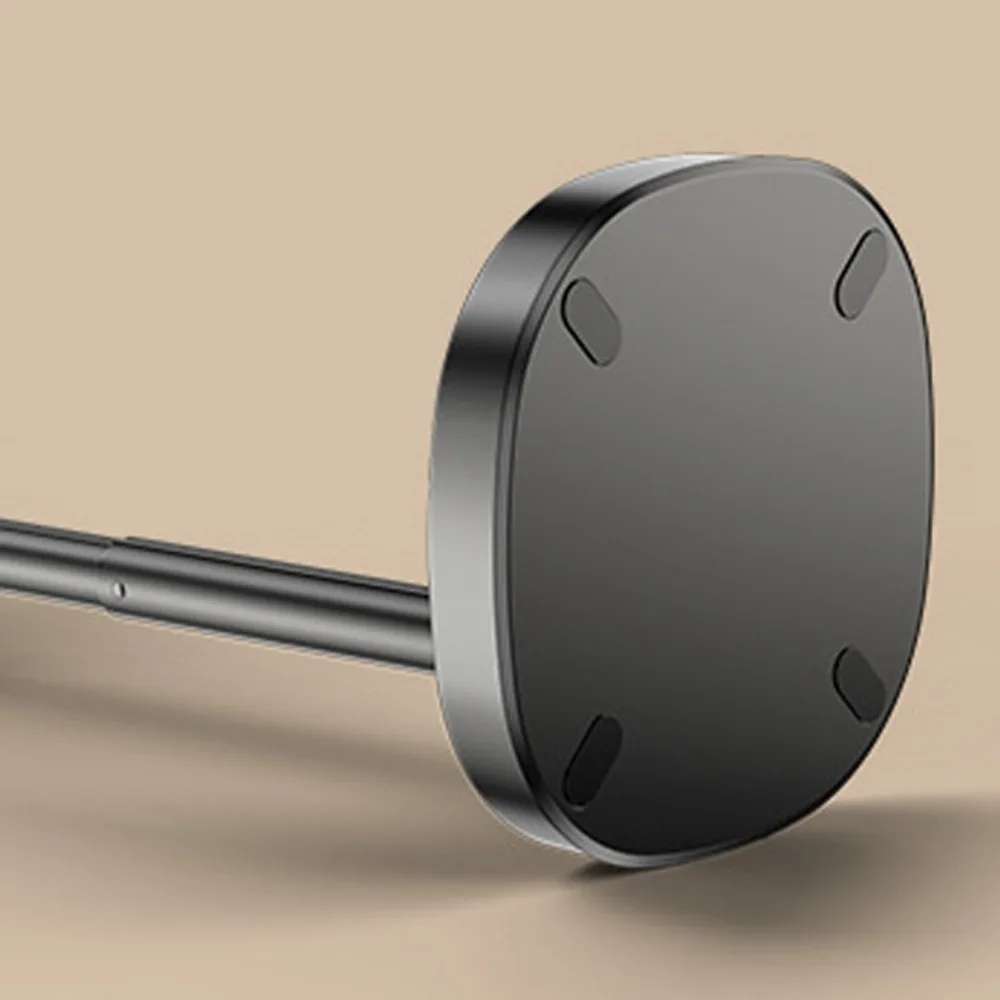 

Adjustable Height Telescopic Phone Stand Stable Base 360° Rotate Desktop Phone Holder Portable Metal Mobile Phone Bracket