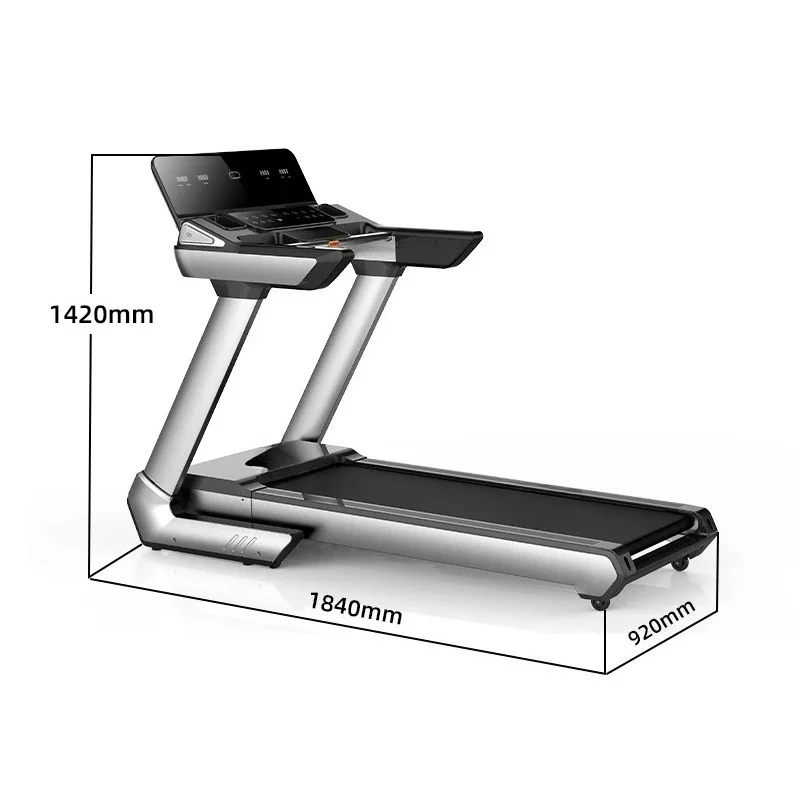 Walking Pad Running Machine for Home with Incline and Handles Electric Commercial Treadmill