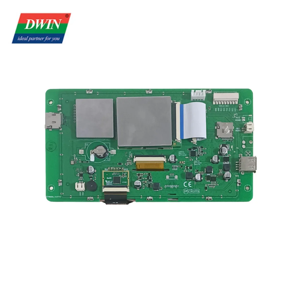

In stock 7 Inch 1024*600 IPS TFT LCD Display HMI 1080P HD Camera Capacitive Touch Screen Screenshot Saving Video Recording