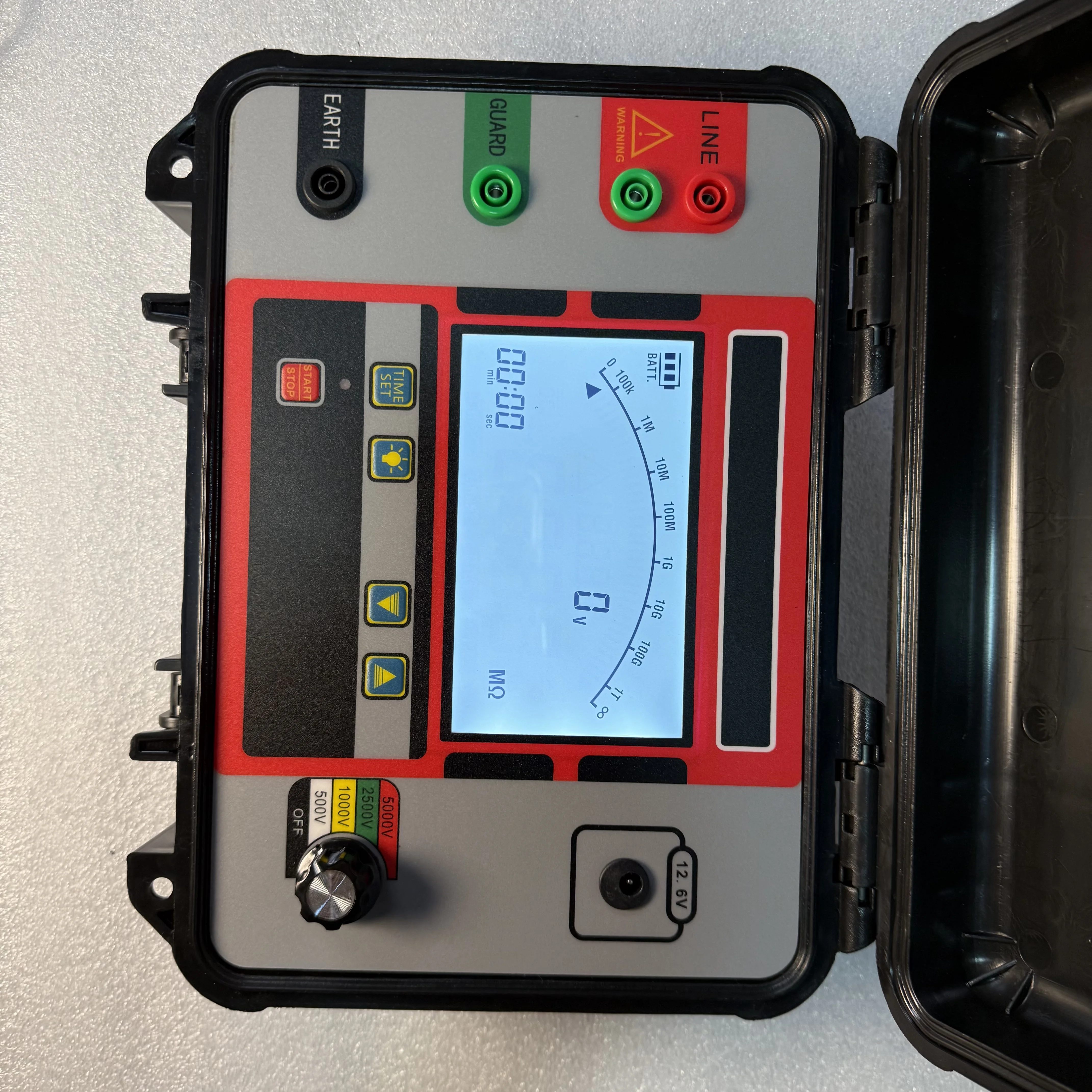 Large Output Power 5KV Megohm Meter Insulation Resistance Tester With Strong Load Capacity and Anti-interference Ability
