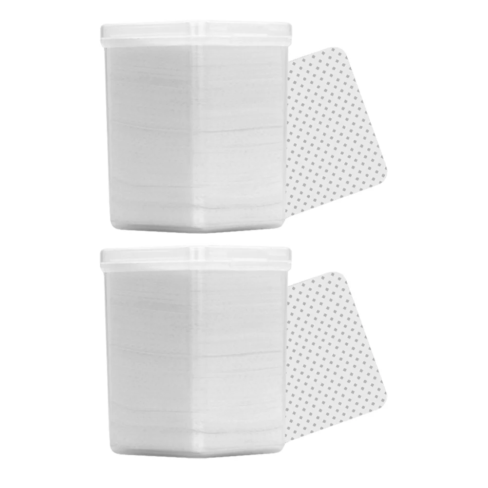 400 قطعة 2 صندوق وسادات قطنية لتنظيف البشرة، مناديل مزيل المكياج الممتازة، أدوات التنظيف العميق، مستلزمات فن الأظافر #5