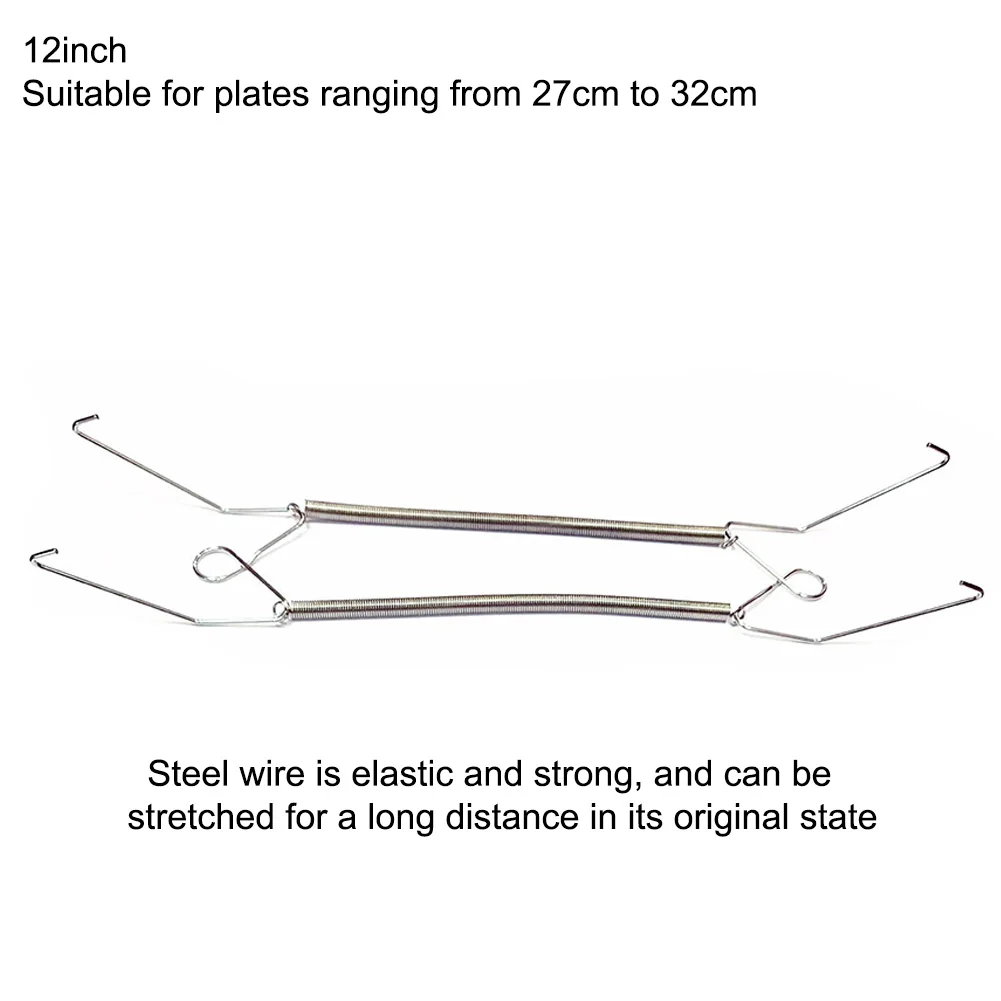 Für die Wandmontage, verstellbare Tellerhalterung, Draht-Tellerhalter, Heimwanddekoration, 10 Zoll, passend für Teller mit 23–27 cm Durchmesser, minimalistisches Design – Detail 9
