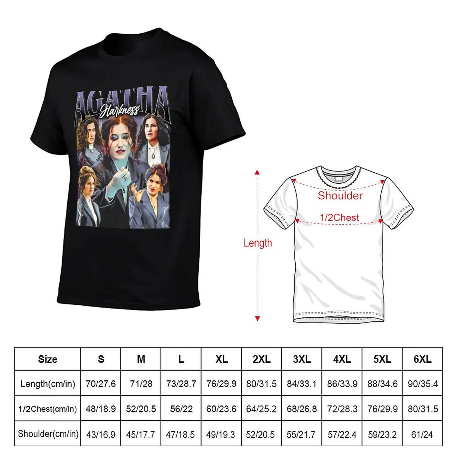Agatha Harkness Vintage T-Shirt UV Sun Protection Tee Shirt