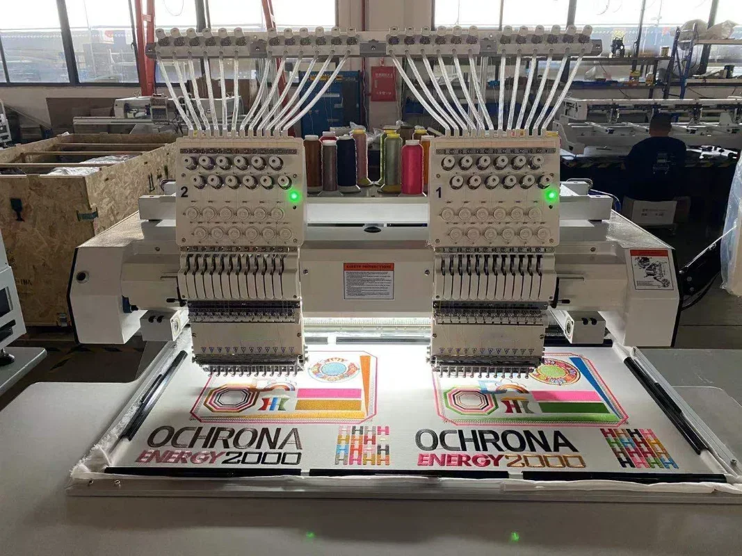 YG رأس إبرة واحدة الصناعية التجارية الحرفية Swf آلة التطريز الأوتوماتيكية المنزلية لتي شيرت كاب #6