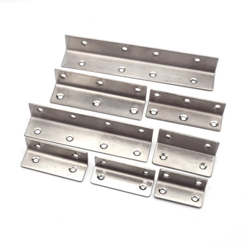 90 Degree Right Angle Holder Triangle Iron Bracket with Hole Furniture Hardware Reinforcement Connector Angle Code