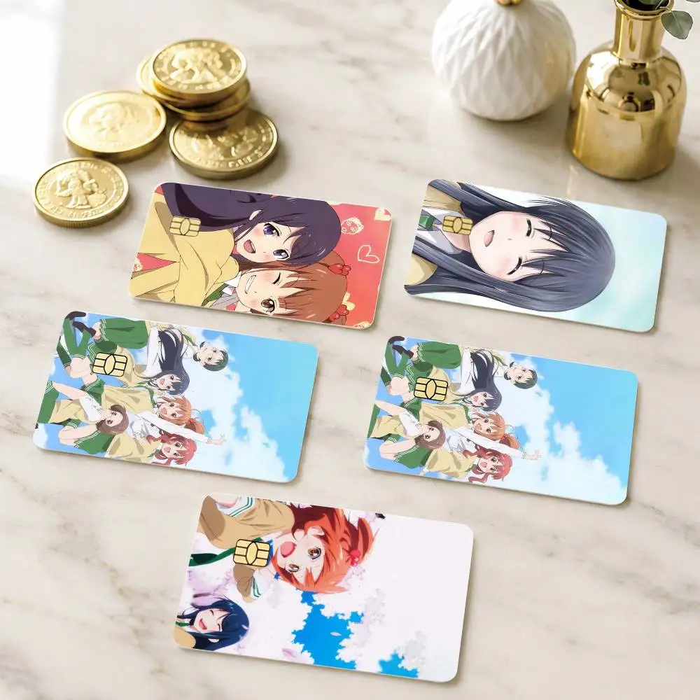 A-Anime Renai Lab Credit Card HD Stickers Small Chip Waterproof Sticker Game Card Decal Gift