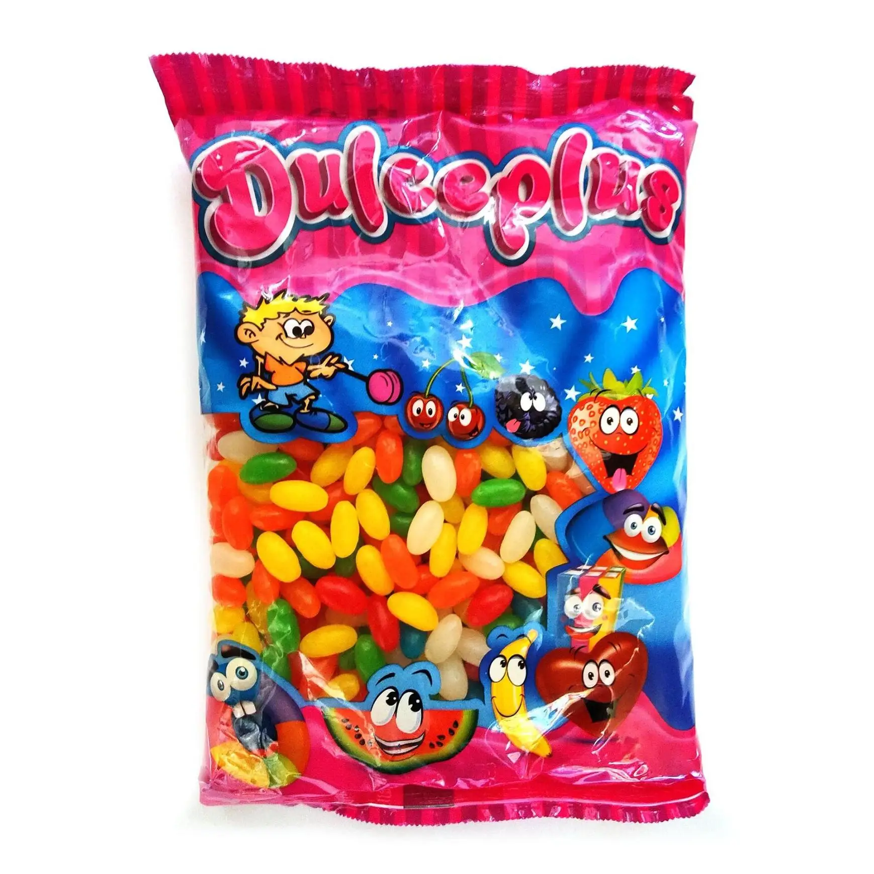 DULCEPLUS JUDÍAS GOMINOLA 1KG - GRAJEAS CARAMELOS DE GOMA SIN GLUTEN