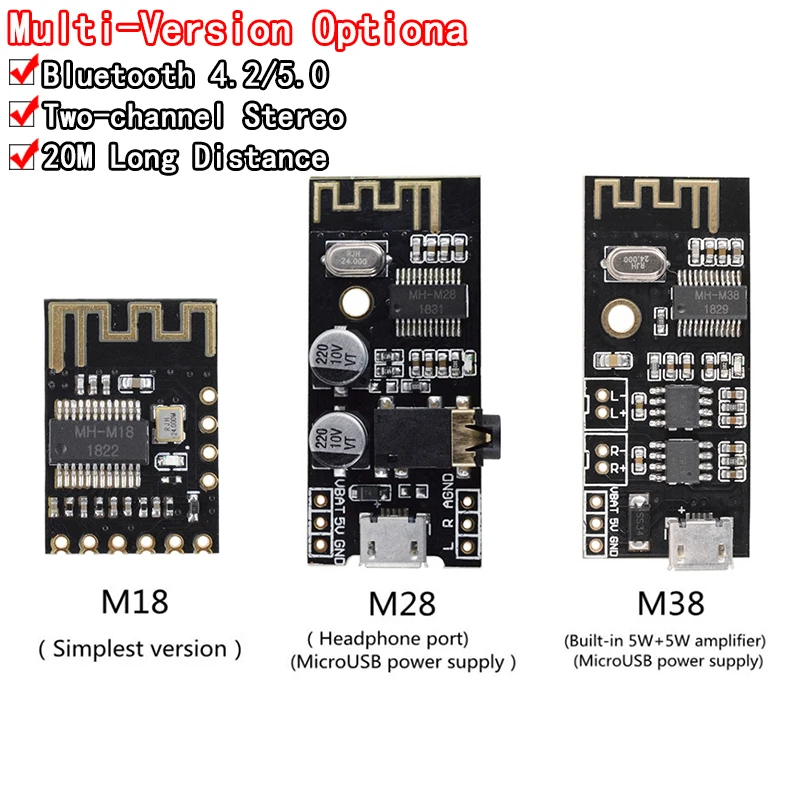 MH-MX8 MP3 Decoder Board Bluetooth 4.2 5.0 Audio Modul Verlustfreie Stereo DIY Refit Lautsprecher Hohe Fidelity HIFI