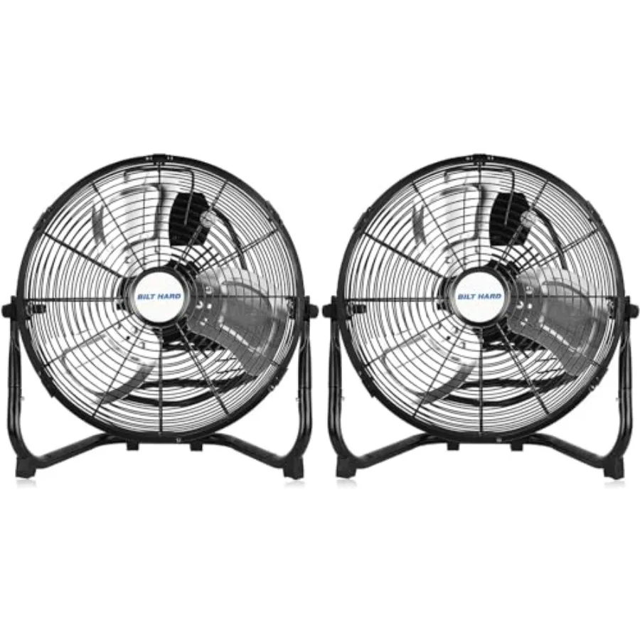 

Промышленный напольный вентилятор 4600 CFM, 20 дюймов, высокоскоростной, 3-скоростной, металлический, сверхмощный, с системой настенного крепления, для коммерческого использования