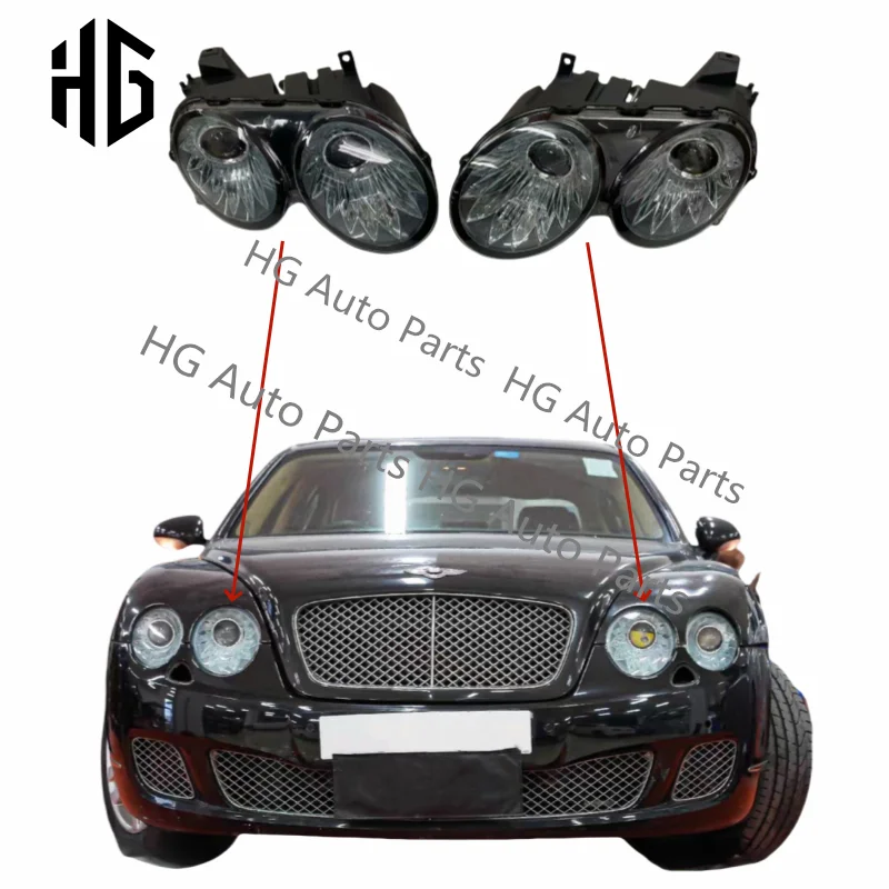 

Car Bumper Headlight Facelift Body Kit For Bentley Continental GT GTC Upgrade New Headlights Bumper Kit