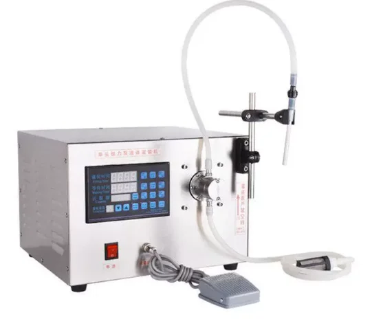 Single-head magnetic drive pump semi-automatic liquid filling machine