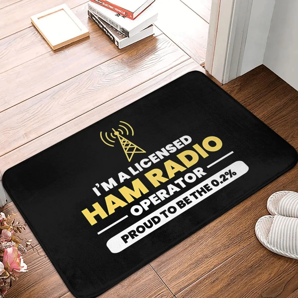 Amateur Ham Radio Grandpa Fathers day Gift Bathroom Mat Love Doormat Living Home Room Carpet Entrance By Rug Home Decor 40x60CM