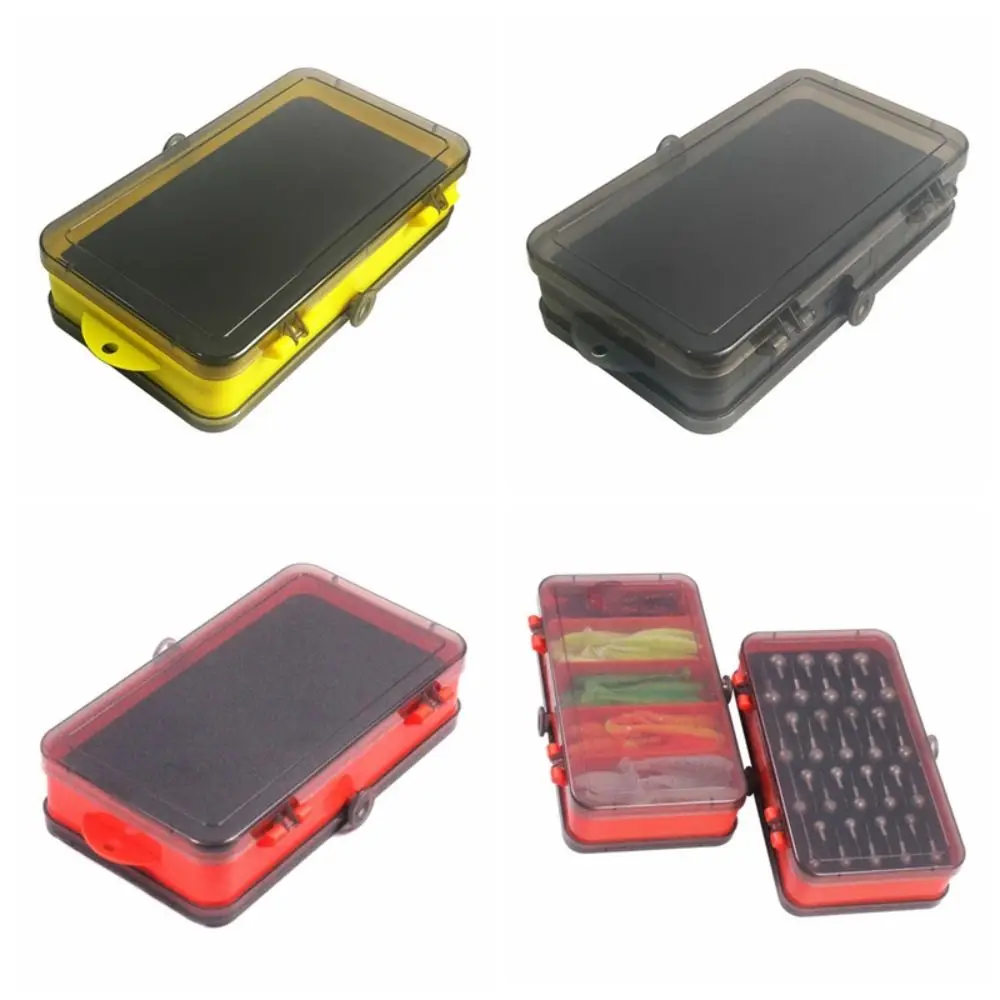 

Double-sided Double Sided Fishing Tackle Box Quick Identification Multi Compartments Fishing Storage Boxes Portable Sorting