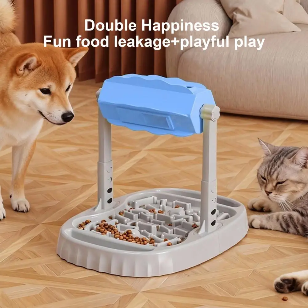 

Игрушка-тренажер для собак IQ, кормушка-головоломка, регулируемая по высоте, замедленная подача корма для собак и кошек, дозатор лакомств для тренировки интеллекта