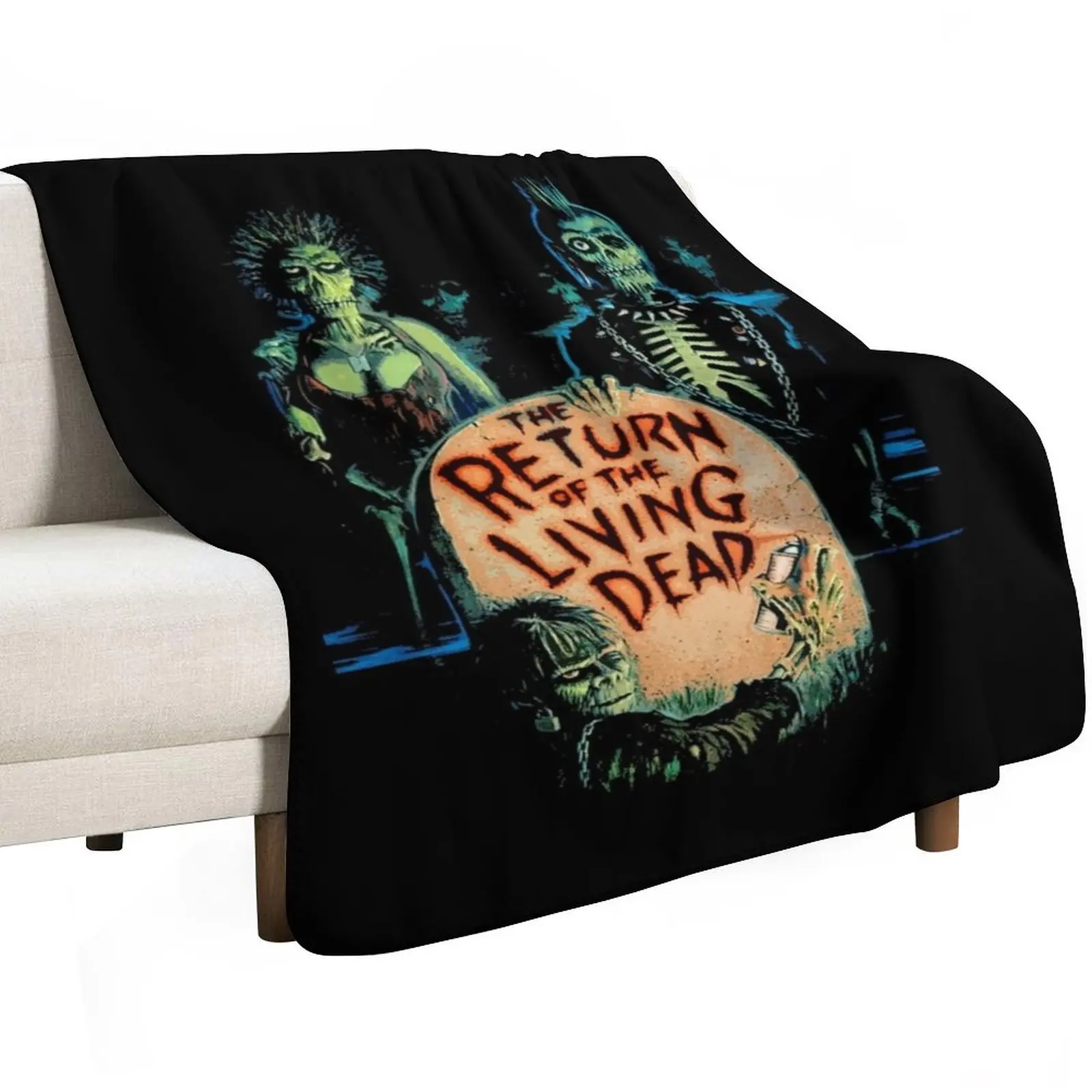 The Return of the Living Dead Gift For Fans, Gift For Men and Women, Gift Halloween Day, Thanksgiving, Christmas D Throw Blanket