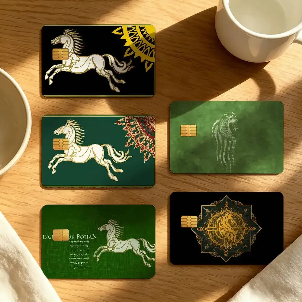 Kingdom of Rohan Horses Art Ideal gift wrapping option credit card cover stickers original design card stickers
