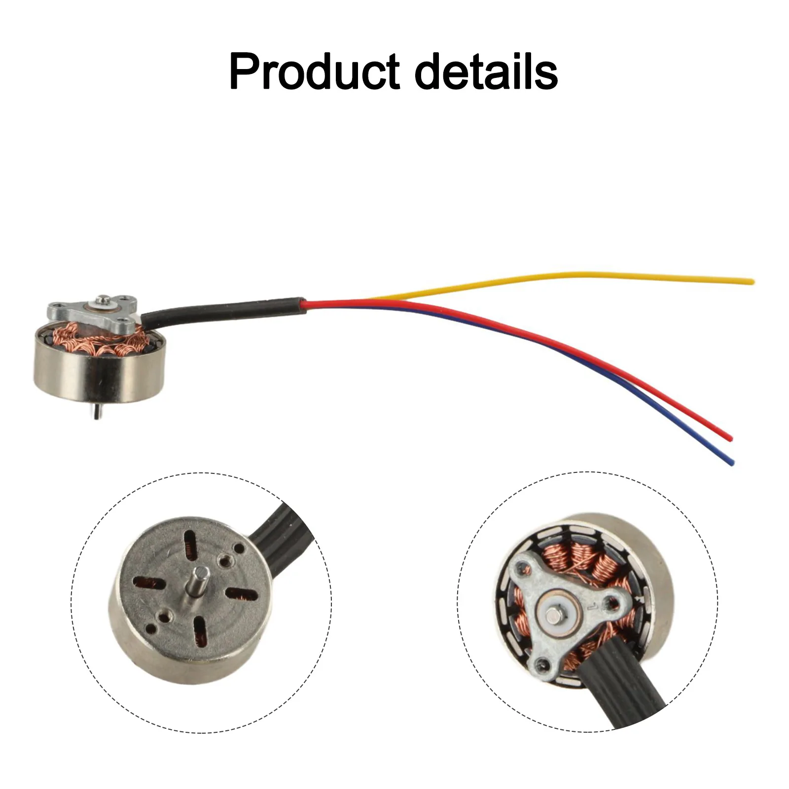 Generator Part Standard 1503 Brushless Motor Metal Plastic Construction Smooth Stable Operation Powerful Output