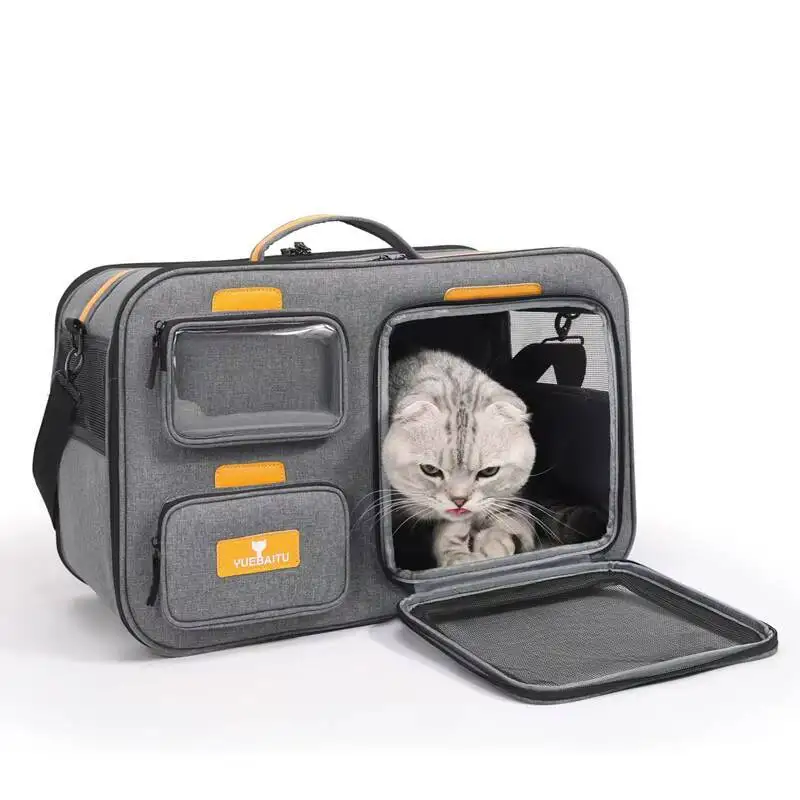 

Ветрозащитный уличный дорожный рюкзак для кошек и собак, легкий портативный рюкзак для домашних животных, сетчатый дышащий мягкий рюкзак большой вместимости