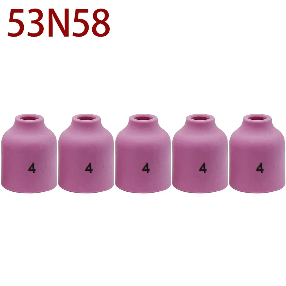 5PCS 5PK TIG Gas Lens Alumina Nozzle Ceramic Cup For SR WP- 9/20/25 TIG Welding Torch  53N59 53N58 53N60 53N61 53N61S