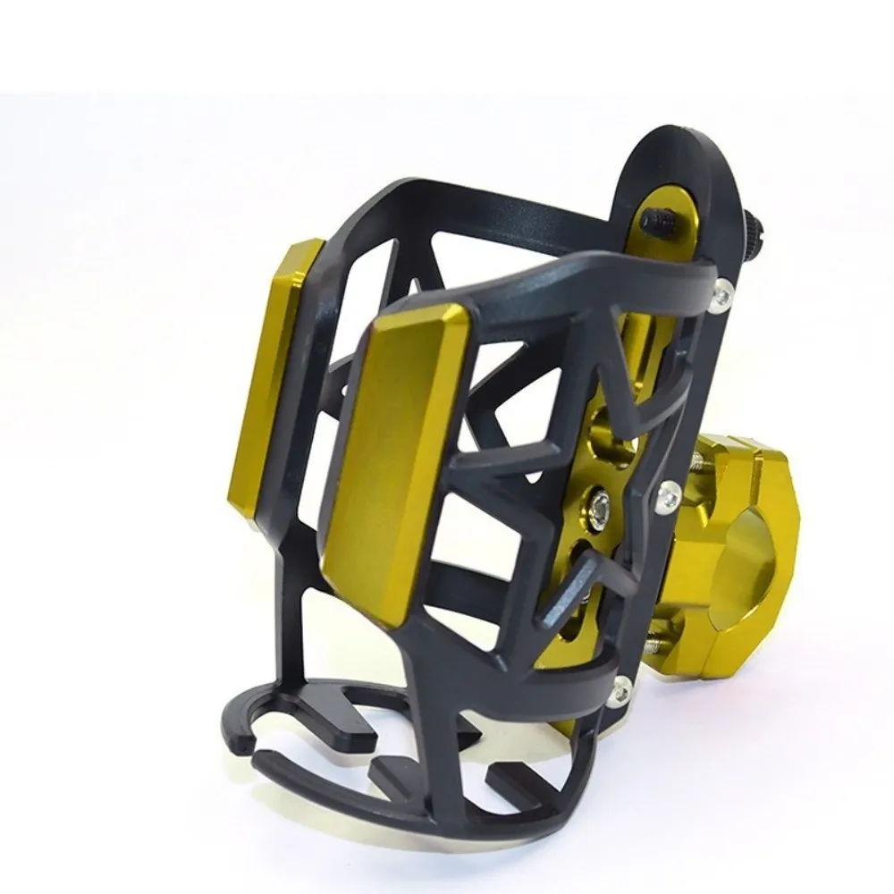 Durevole universale per paraurti per moto, portabicchieri nero regolabile, portaborraccia per bicicletta ruotabile a 360 gradi