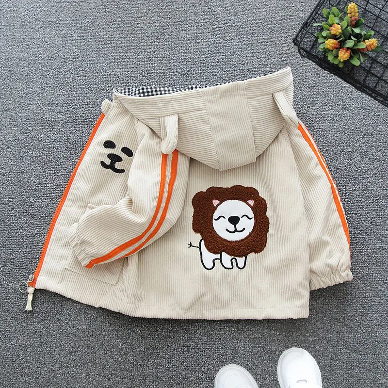 

Children's autumn coat for boys 2025 New style for small and medium-sized kids boys jacket Korean version trendy 6 years old