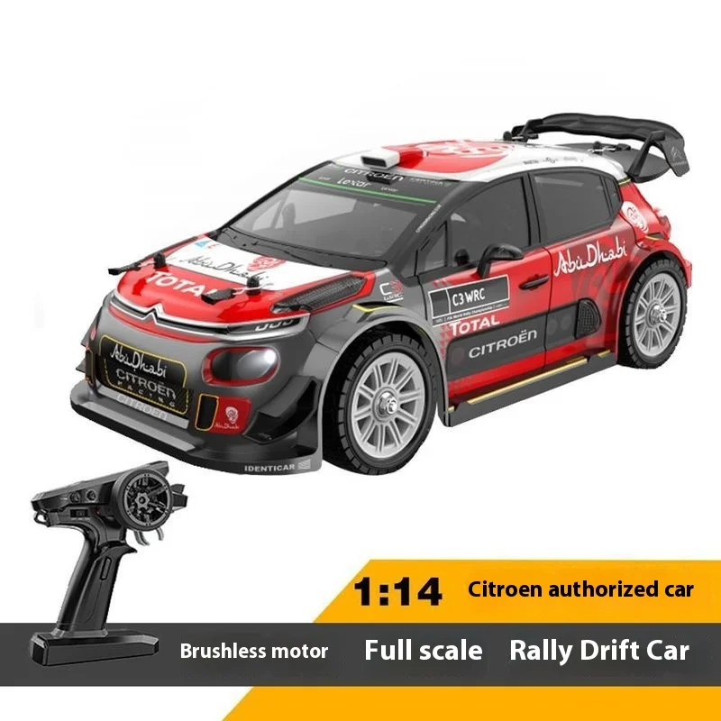 Mjx HYPER GO 1:14 bezszczotkowy 14303 pełnowymiarowy zdalnie sterowany samochód C3 profesjonalny WRC Citroen szybki elektryczny pojazd terenowy