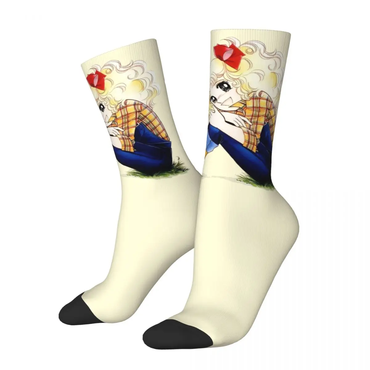 

Candy Candy Socks Men Women Fashion Anime Manga Candice White Cartoon Socks Harajuku Spring Summer Autumn Winter Socks Gift