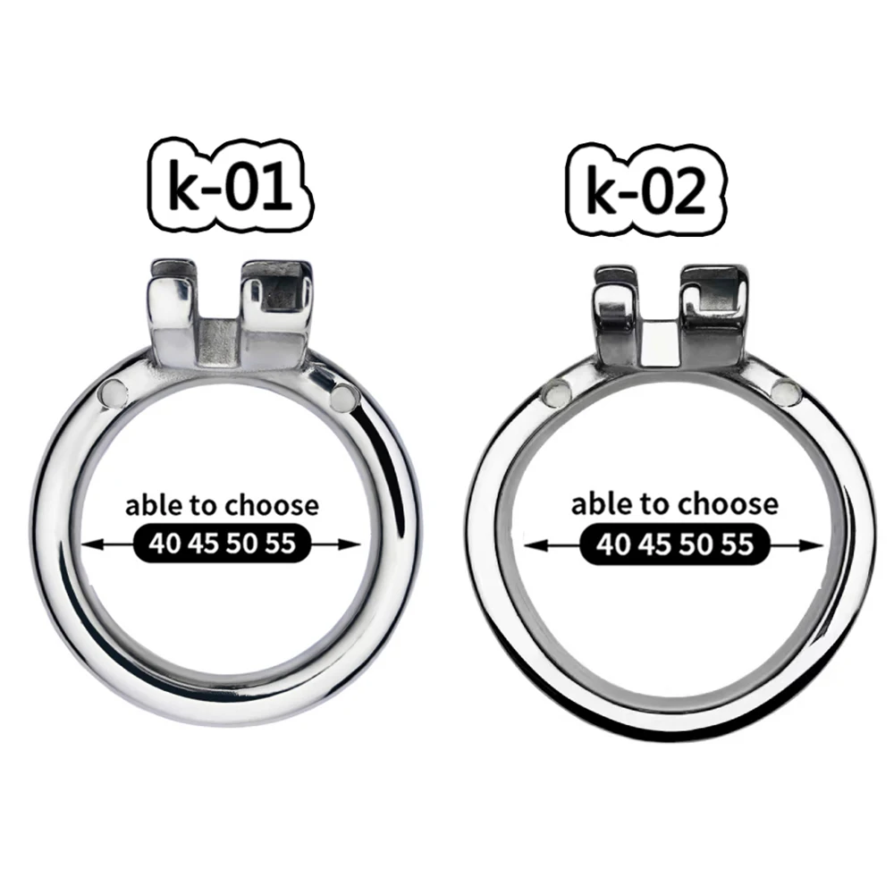 FRKO Stainless Steel Male Chastity Cock Cage Penis Ring Lockcock Bdsm Bondage Erotic Adult Sex Toys For Men Pleasure Sexshop 18+