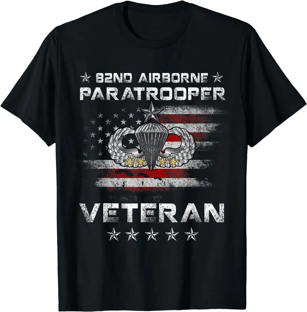 82nd Airborne Paratrooper Veteran Gift T-shirt Men Women Anime Graphic T-shirts For Men Clothing Women Short Sleeve Tees