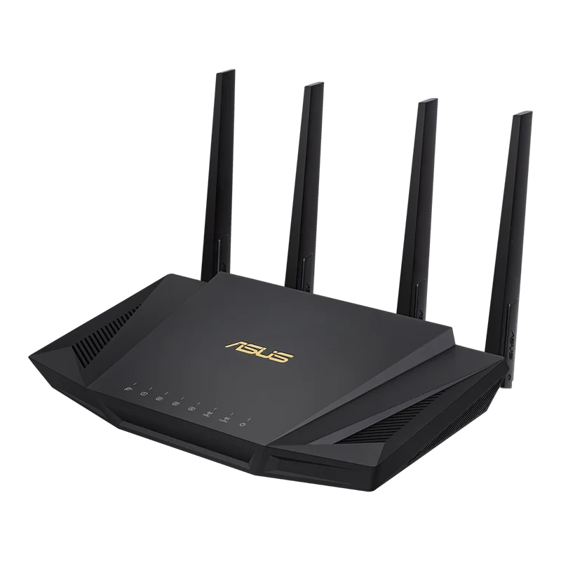 ASUS RT-AX58U RT-AX3000 802.11AX Dual-Band WiFi 6 Router, MU-MIMO & OFDMA, AiProtection Pro Network Security, AiMesh WiFi System