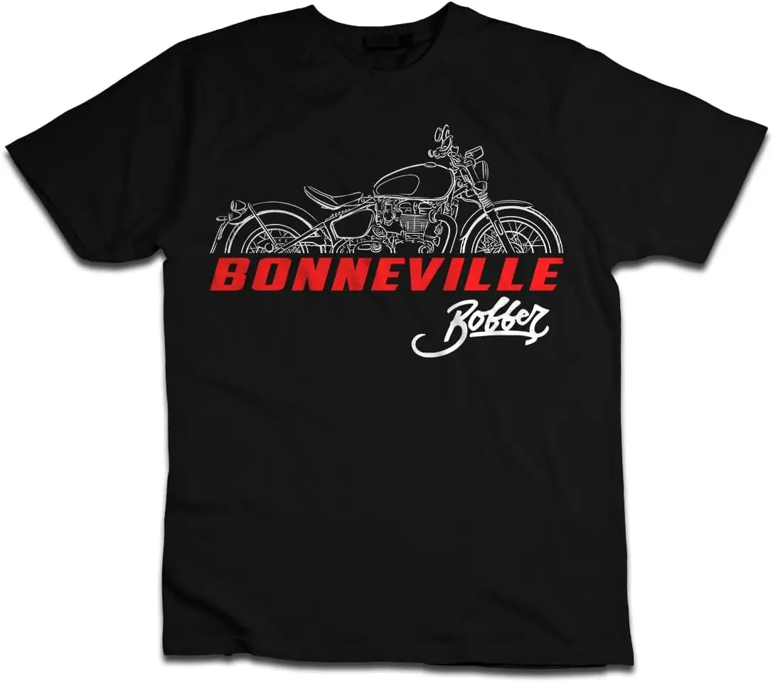 

Новейшая футболка — для фанатов Bonneville Bobber 2017–2024, стильные байкерские футболки с дизайном в стиле мотоциклов.