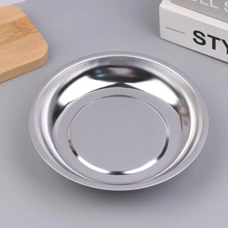 1 Piece High Quality Sliver Circular Magnetic Parts Bowl 3