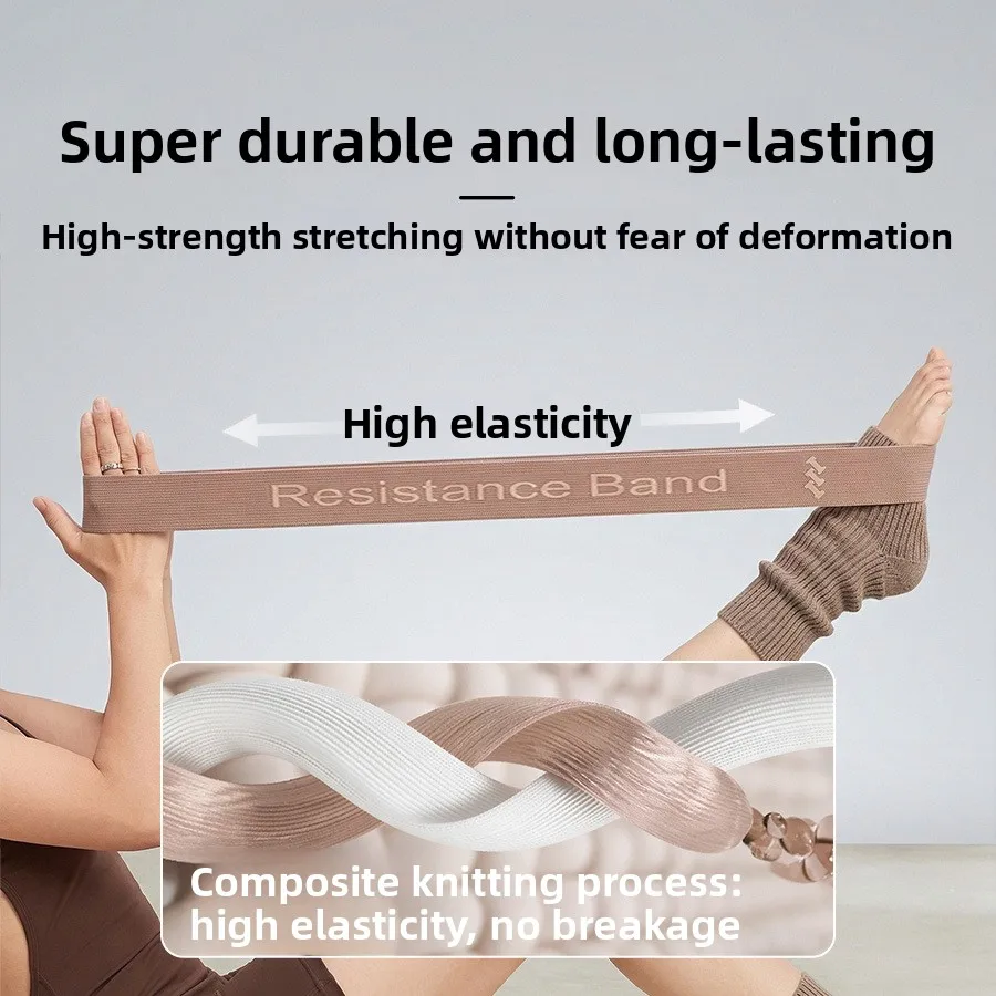 Knitted Resistance Band Set, Hip Lifting Squat Loop, Glute Leg Training Elastic for Beginner Advanced Expert Gym Use