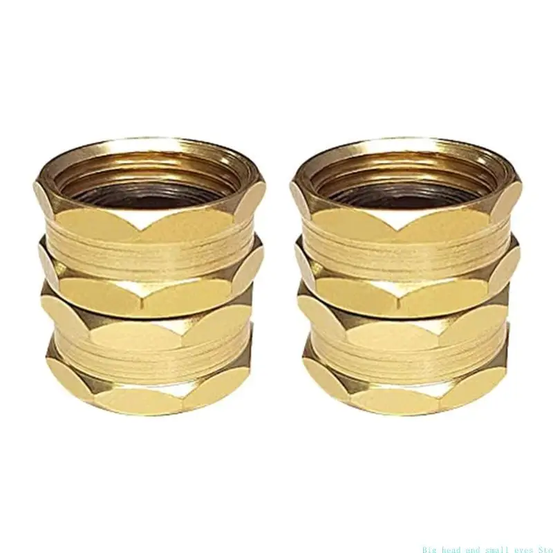 581C Two-way Female Female Connectors Brass Garden Hose Female-to-female Hose