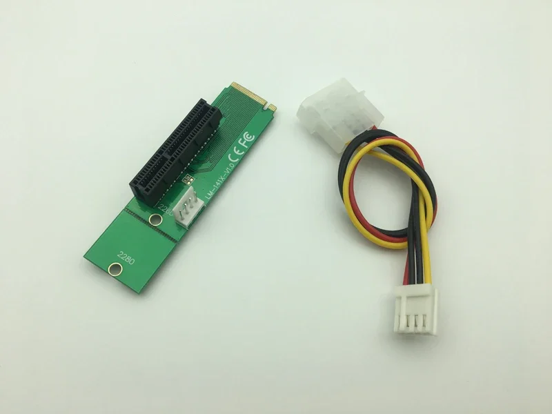 NEW NGFF M2 M.2 to PCI-E 4x 1x Slot Riser Card Adapter Male To Female PCIE Multiplier For BTC Bitcoin Miner Antminer Mining