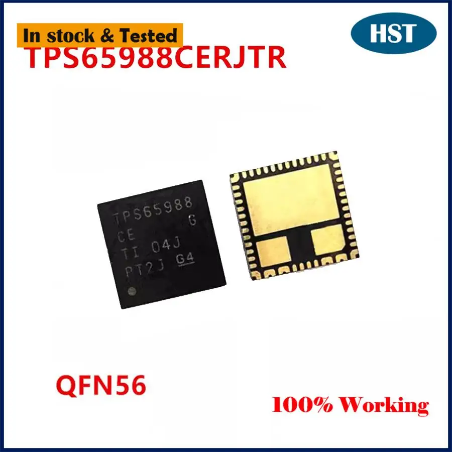 5PCS/LOT New TPS65988CERJTR PTPS65988CE TPS65988CE G QFN IC Chip