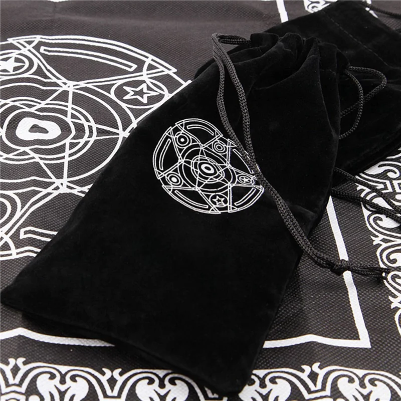A32T-2 PC Tarot Storage Bags Altar Tarot Box Tarot Card Divination Bag Board Game Drawstring Package