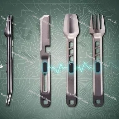 

Новый набор походной посуды из нержавеющей стали 430: нож, вилка, ложка для пикника и кемпинга