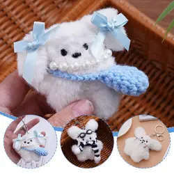 Plush Toys Doll Keychain Kawaii Pochacco Anime Pendant Cute Children Toy Gifts Keychains Keyring Plushie Birthday Girls