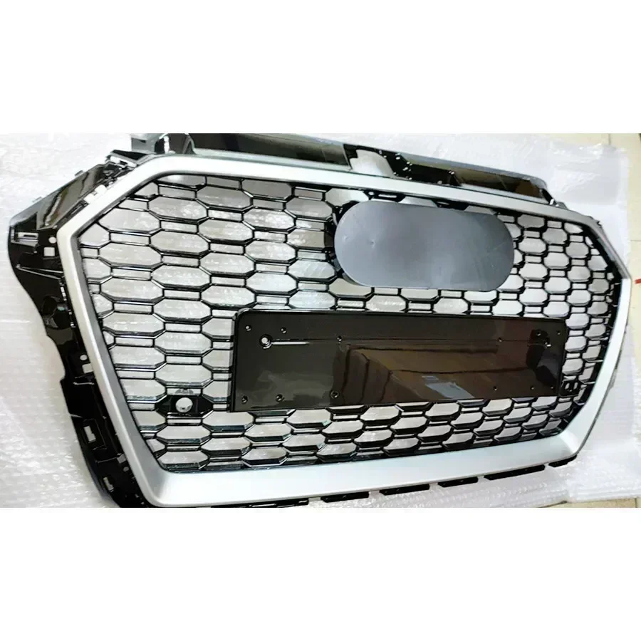 For RS3 Style Front Sport Hex Mesh Honeycomb Hood Grill For A3/S3 8V 2017-2020 Car Accessories New