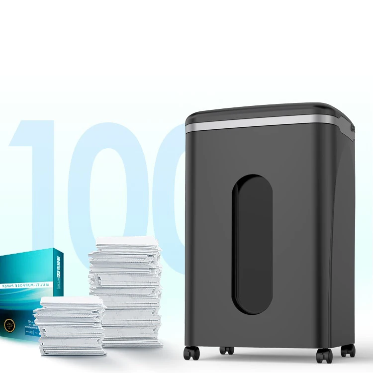 Portable Paper Shredding Machine Long Working Time Office Use 2*10Mm Desktop Micro Cut Shredder